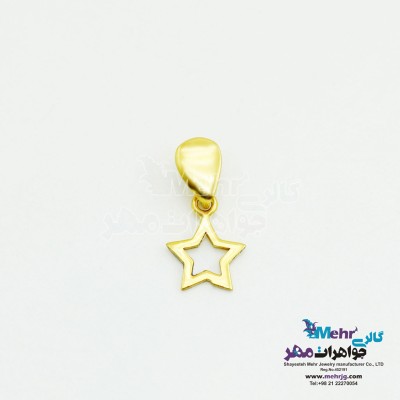 آویز طلا - طرح ستاره
