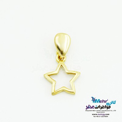 آویز طلا - طرح ستاره