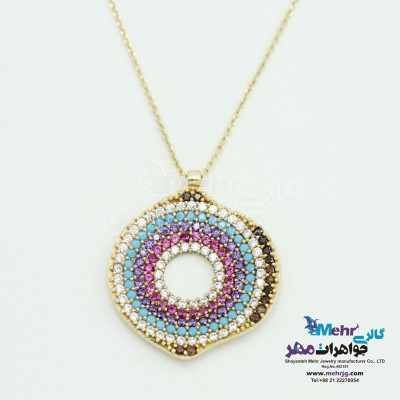 گردنبند طلا - طرح چاله فضایی