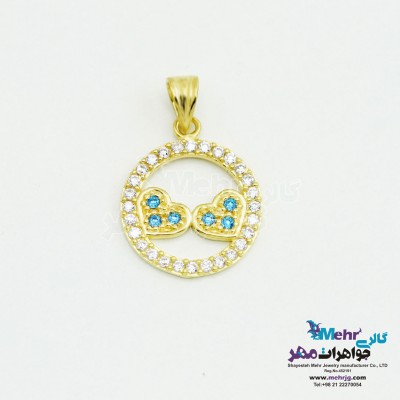 آویز طلا - طرح قلب