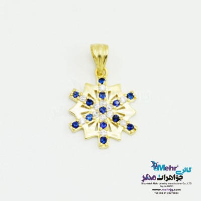 آویز طلا - طرح برف