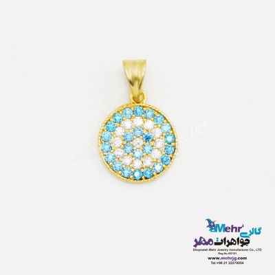 آویز طلا - طرح چشم نظر
