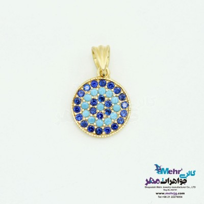 آویز طلا - طرح چشم نظر