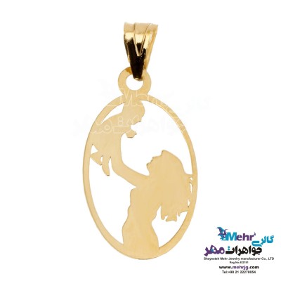 آویز طلا - طرح مادر و بچه