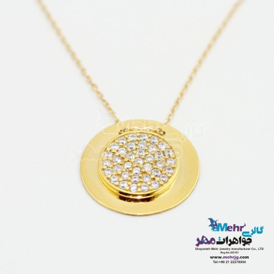 گردنبند طلا - طرح دایره