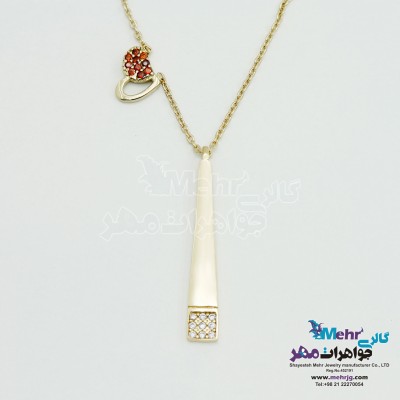 گردنبند طلا - طرح قلب