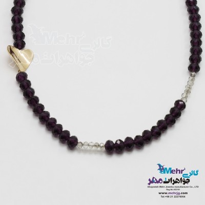 گردنبند طلا - طرح قلب