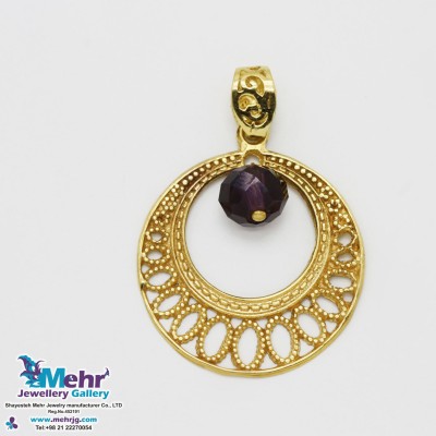 آویز طلا - طرح هندسی