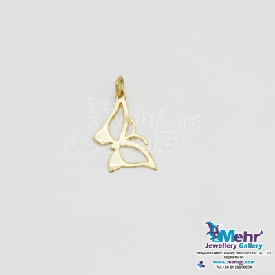 آویز طلا - طرح پروانه