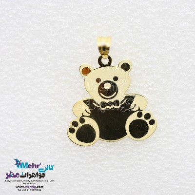 آویز طلا - طرح خرس