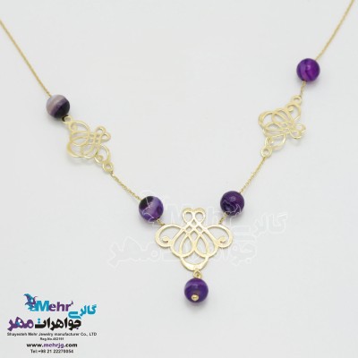 گردنبند طلا - طرح اسلیمی