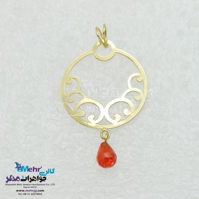 آویز طلا - طرح اسلیمی