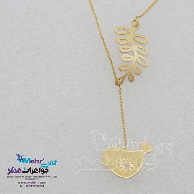 گردنبند طلا - طرح پرنده