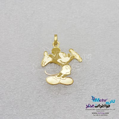 آویز طلا - طرح میکی ماوس