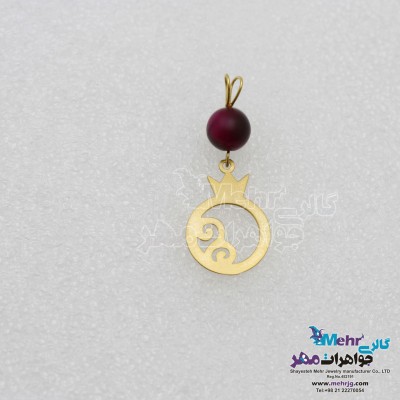 آویز طلا - طرح انار