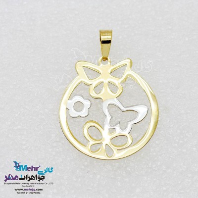 آویز طلا - طرح پروانه