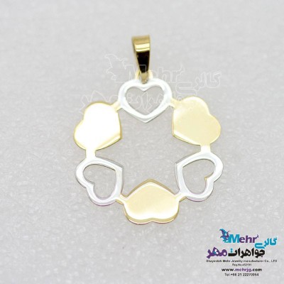 آویز طلا - طرح قلب