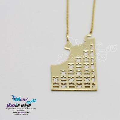 گردنبند طلا - طرح عشق