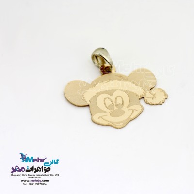 آویز طلا - طرح میکی ماوس