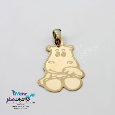 آویز طلا - طرح اسب آبی