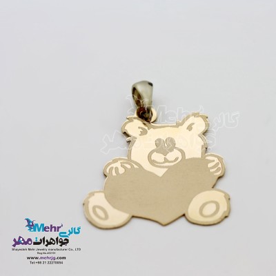 آویز طلا - طرح خرس مهربان