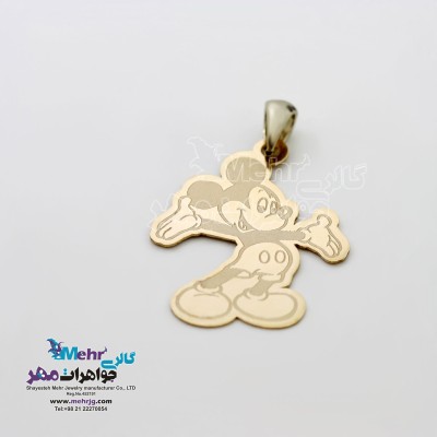 آویز طلا - طرح میکی ماوس