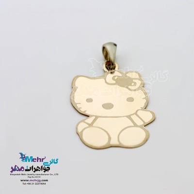آویز طلا - طرح کیتی