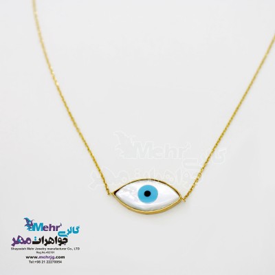 گردنبند طلا - طرح چشم