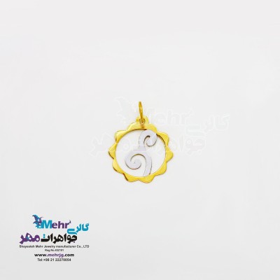 آویز طلا - طرح اسپیرال