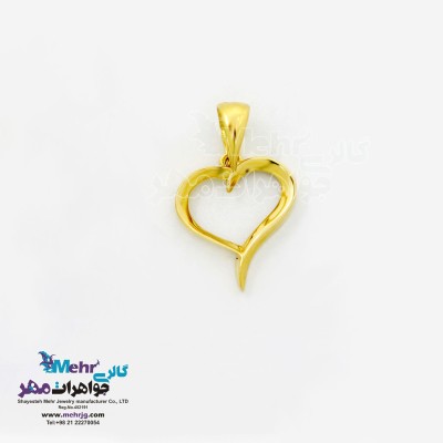 آویز طلا - طرح قلب