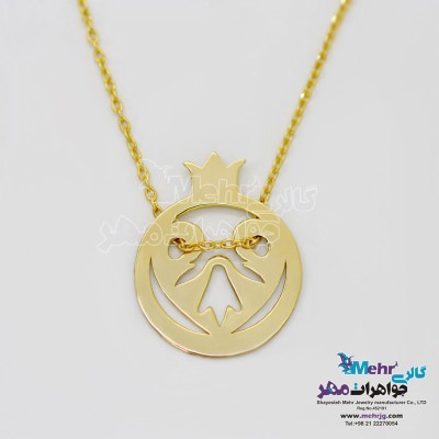 گردنبند طلا - طرح انار