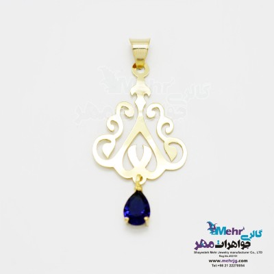 آویز طلا - طرح اسلیمی