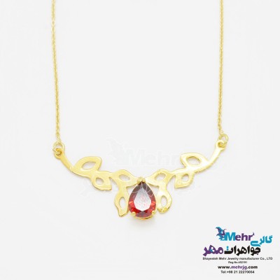 گردنبند طلا - طرح شاخه و برگ