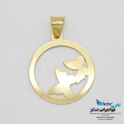 آویز طلا - طرح پروانه