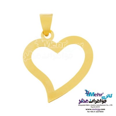 آویز طلا - طرح قلب