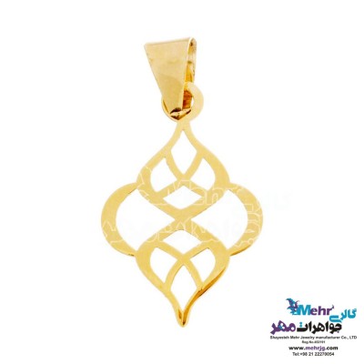 آویز طلا - طرح اسلیمی