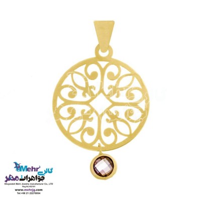 آویز طلا - طرح اسلیمی