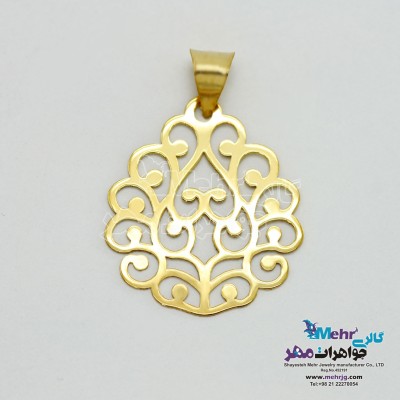 آویز طلا - طرح اسلیمی
