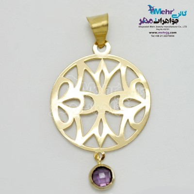 آویز طلا - طرح اسلیمی