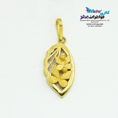 آویز طلا - طرح پروانه