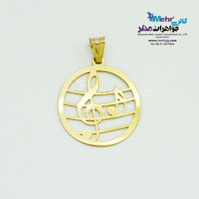 آویز طلا - طرح نت موسیقی