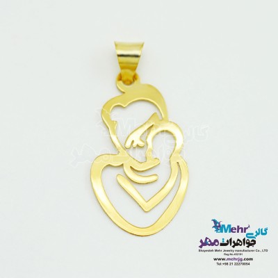 آویز طلا - طرح مادر و بچه