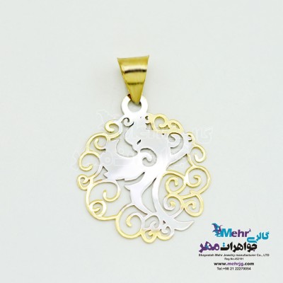 آویز طلا - طرح سیمرغ