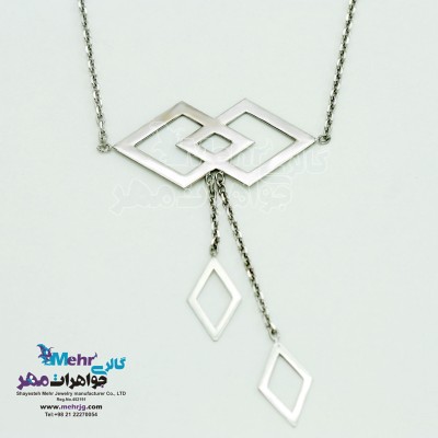 گردنبند طلا - طرح هندسی