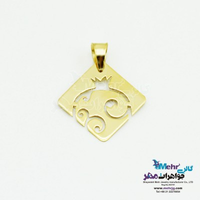 آویز طلا - طرح انار