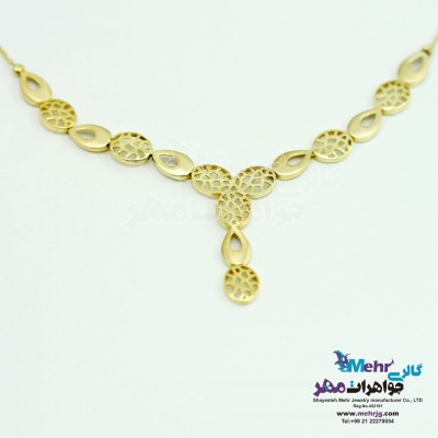 گردنبند طلا - طرح اشک