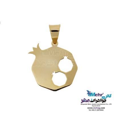 آویز طلا - طرح انار