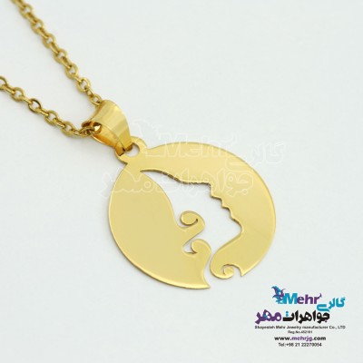 آویز طلا - طرح رخ