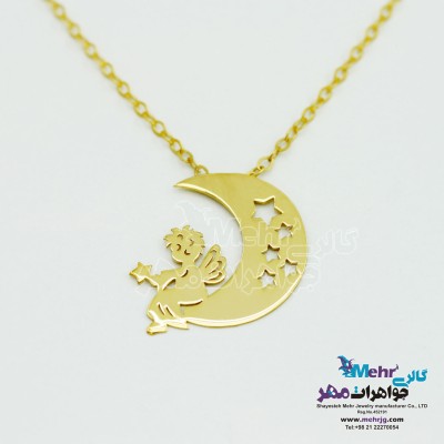 گردنبند طلا - طرح شازده کوچولو