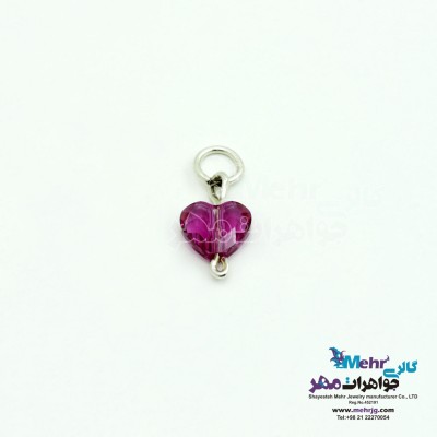 آویز طلا - سنگ سواروسکی قلب
